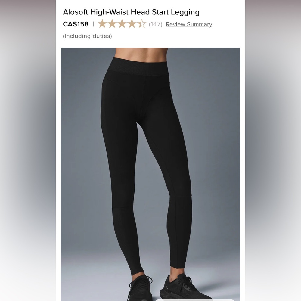 ALO Yoga Black High-Waist Leggings